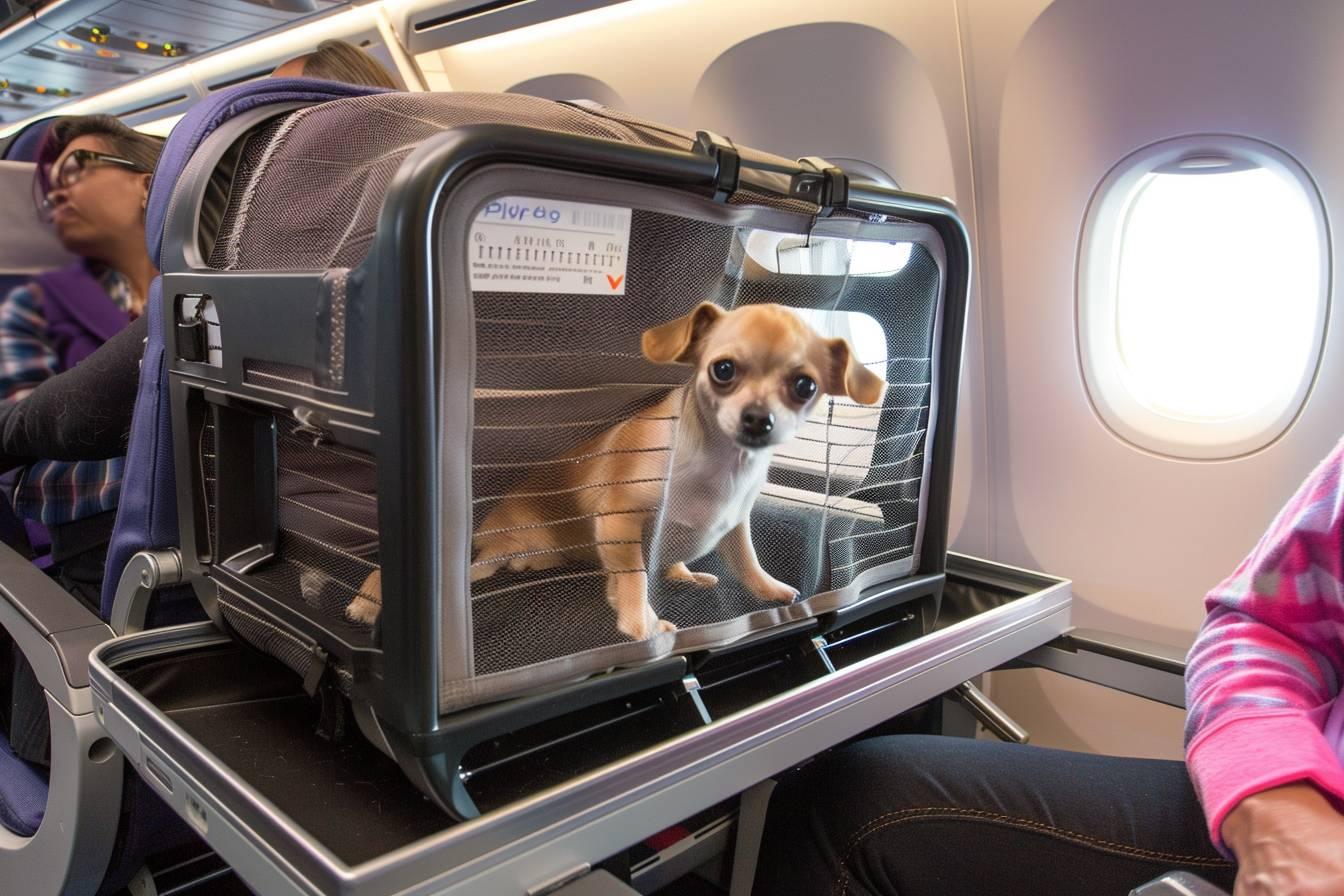Comment voyager avec un chien en avion ?