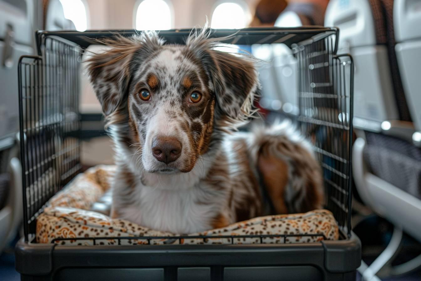 Comment voyager avec un chien en avion ?